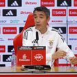 Bruno Lage, treinador do Benfica, em conferência de Imprensa, no Seixal
