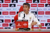 Bruno Lage, treinador do Benfica, em conferência de Imprensa, no Seixal