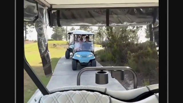 Verstappen agressivo em pista? Nunca o viu num carrinho de golfe na Comporta