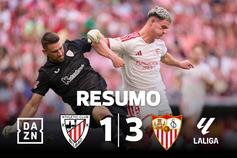 Expulsão aos 11' entrega vitória tranquila ao Sevilha em Bilbau (resumo)
