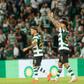 Dedicatória de Luis Suárez no Sporting-Alverca - Foto: Imago