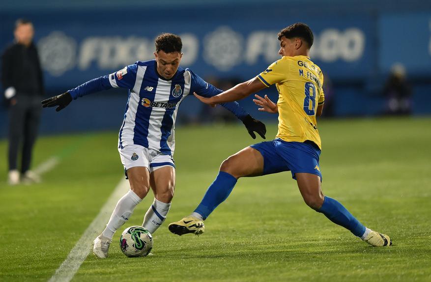 Em 2023/24, o Estoril de Vasco Seabra venceu o FC Porto em três ocasiões. Foto: Miguel Nunes
