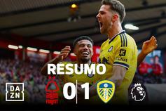 Golaço de livre direto aos 88' dá vitória ao Leeds em Nottingham (resumo)