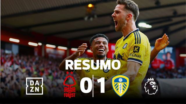 Golaço de livre direto aos 88' dá vitória ao Leeds em Nottingham (resumo)