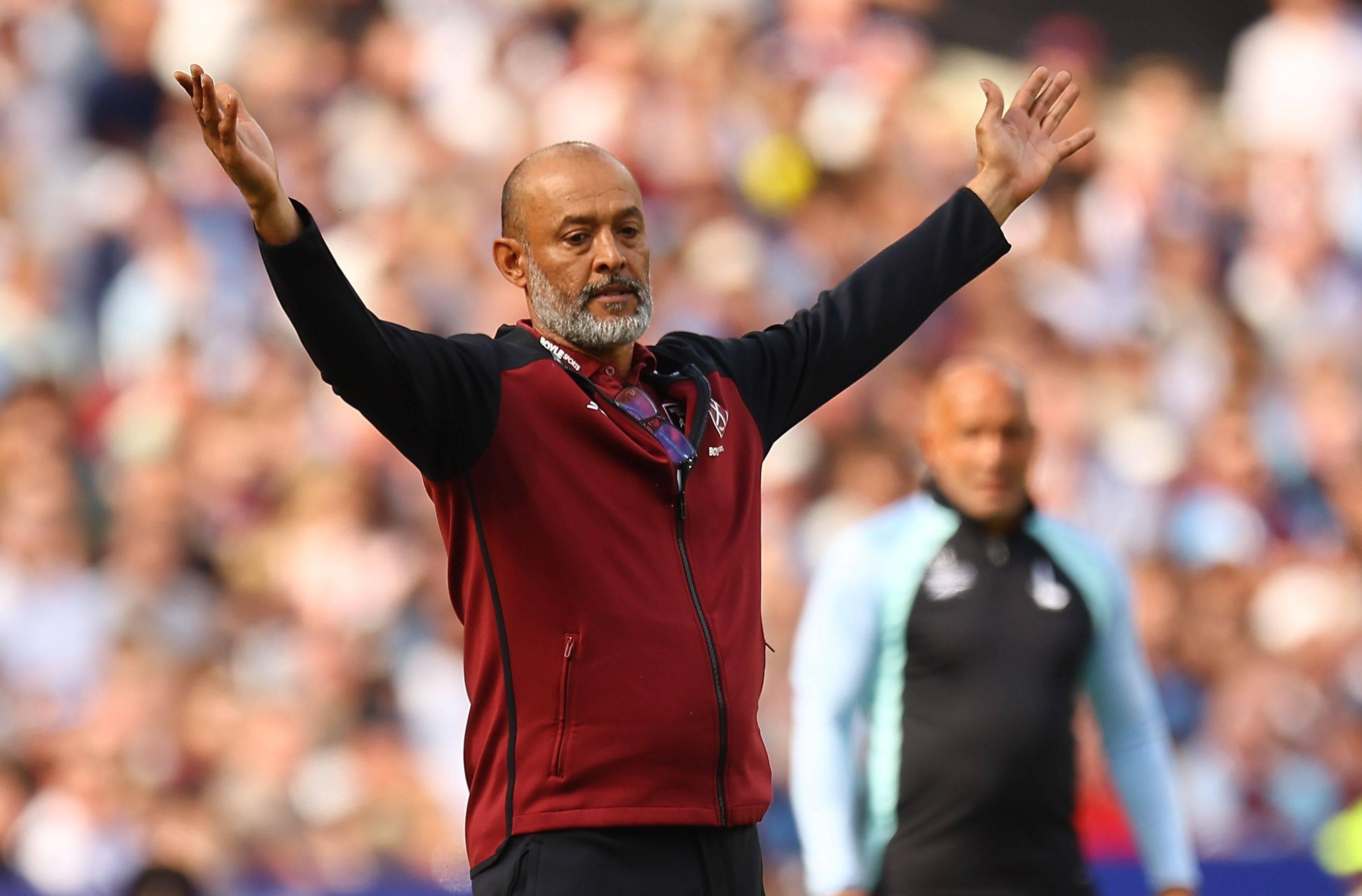 Nuno Espírito Santo, treinador do West Ham no Championship