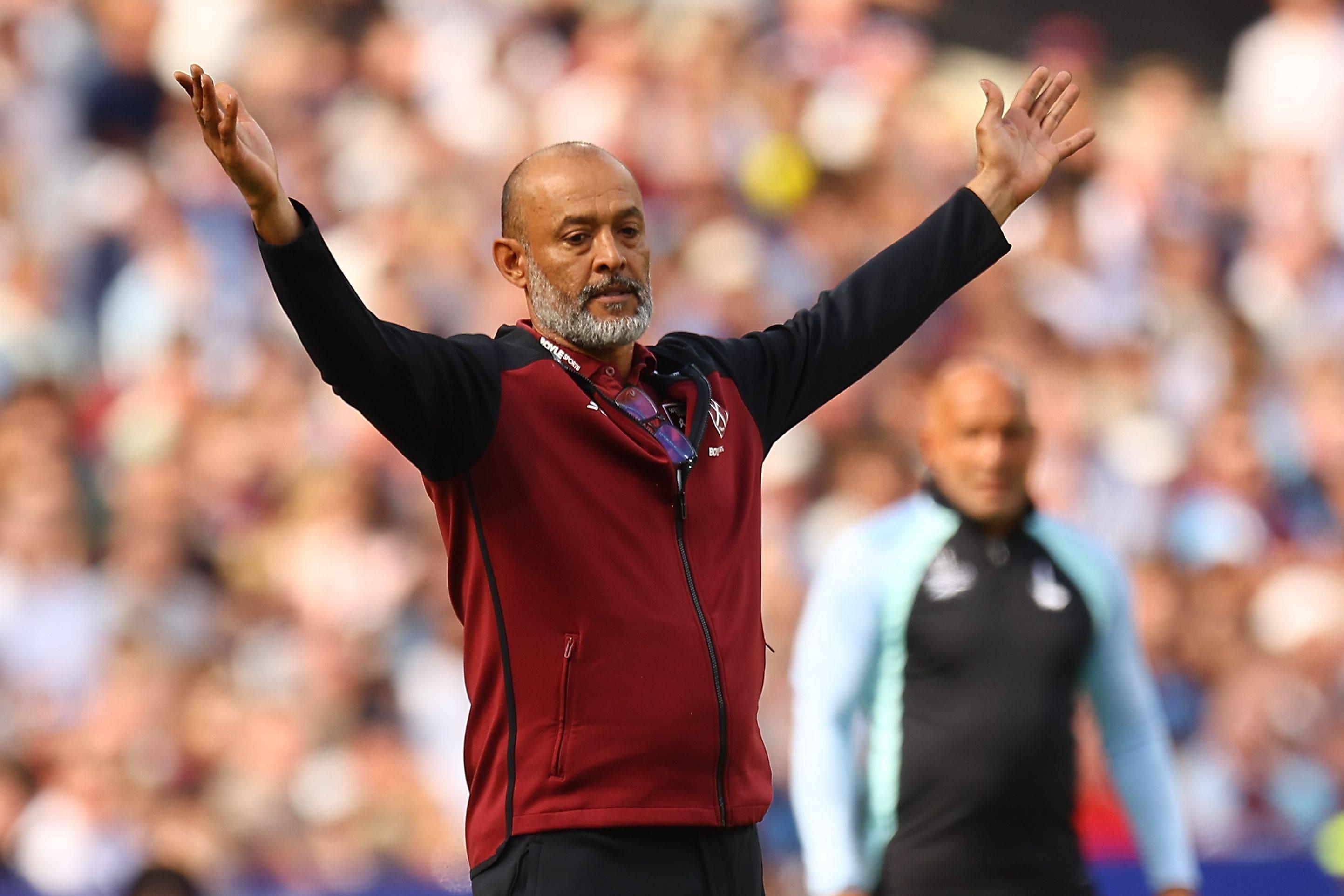 Nuno Espírito Santo, treinador do West Ham no Championship