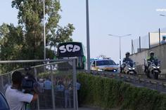 Chegada do autocarro do Sporting a Alvalade para defrontar o Alverca