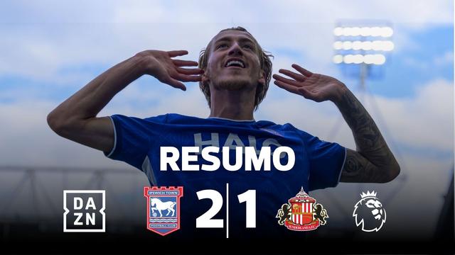 Golaço não impediu vitória dramática do Ipswich no regresso à Premier (resumo)