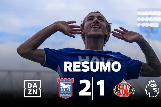 Golaço não impediu vitória dramática do Ipswich no regresso à Premier (resumo)