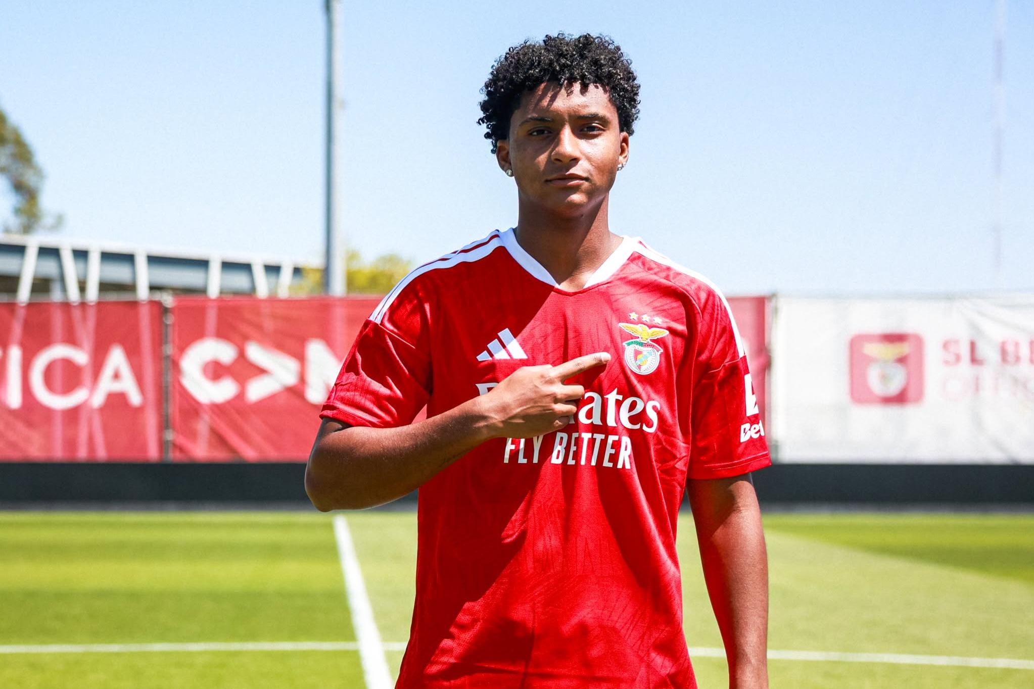 Saidi, ponta de lança do Benfica (foto: SL Benfica)
