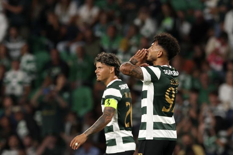 Luis Suárez no Sporting-Alverca - Foto: LUIS FORRA/LUSA