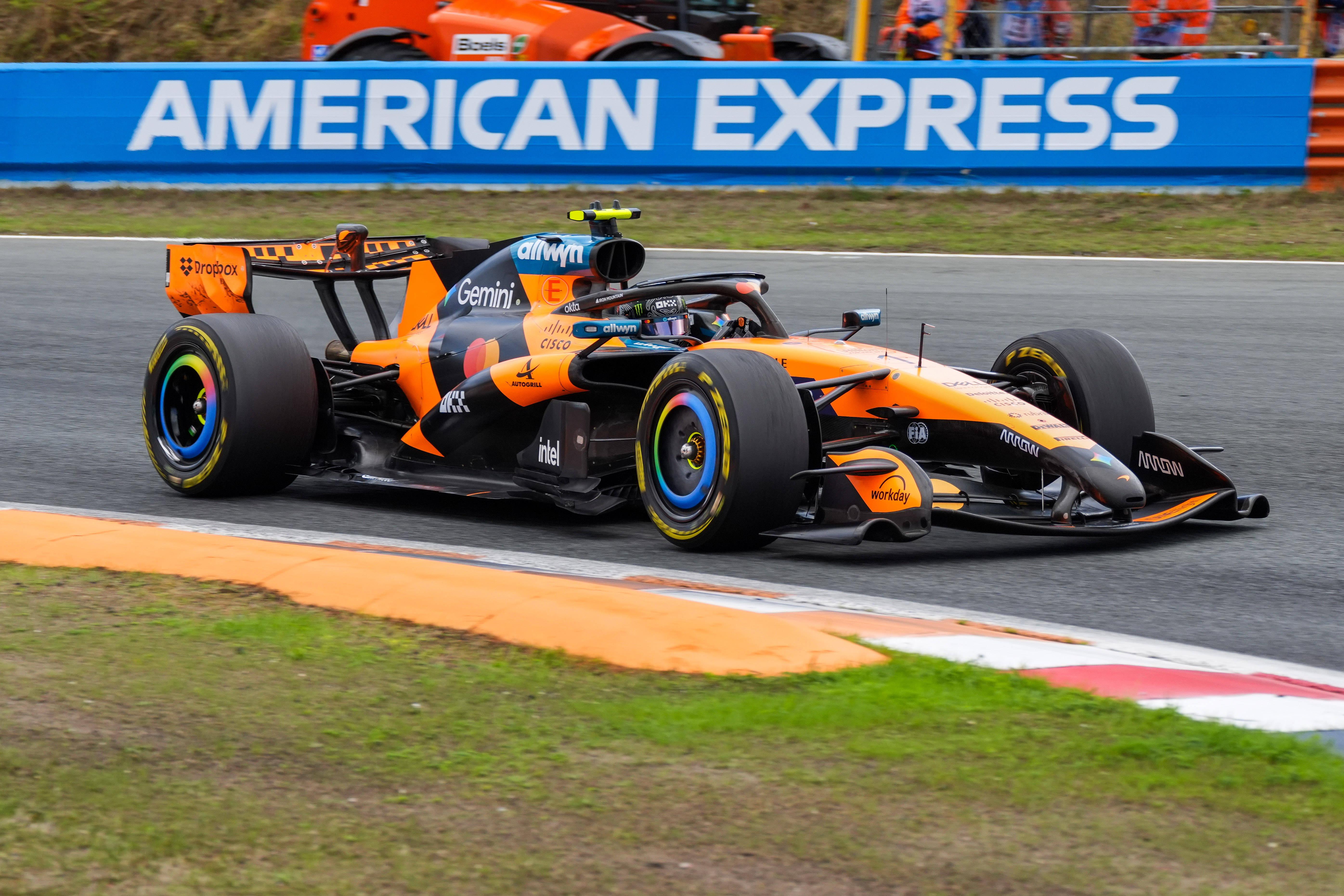 Lando Norris foi o mais rápido na qualificação para o Grande Prémio dos Países Baixos