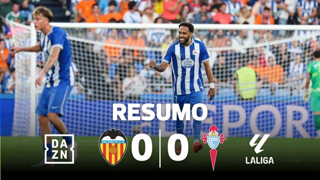 Celta de Vigo não vai além do nulo em Valência (resumo)