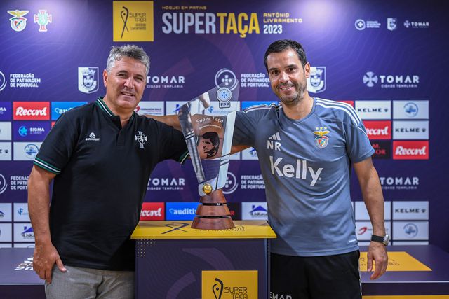 SC Tomar e Benfica discutem este sábado a Supertaça de Hóquei em Patins