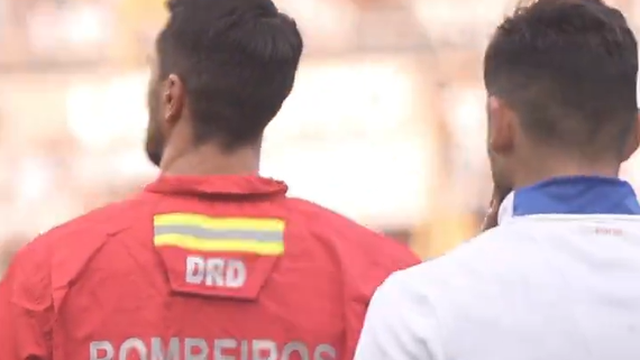 A homenagem do FC Porto aos bombeiros
