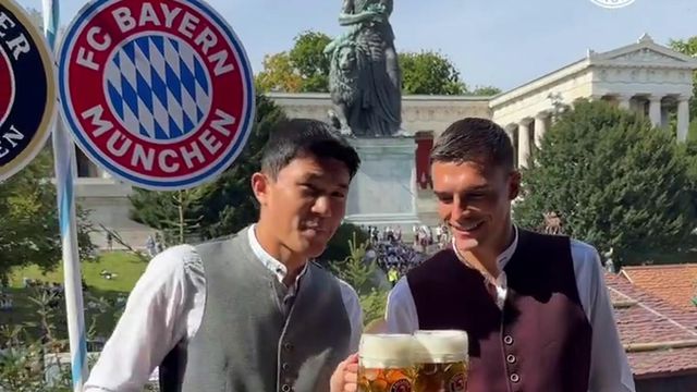 Palhinha e Guerreiro já brindaram no Oktoberfest