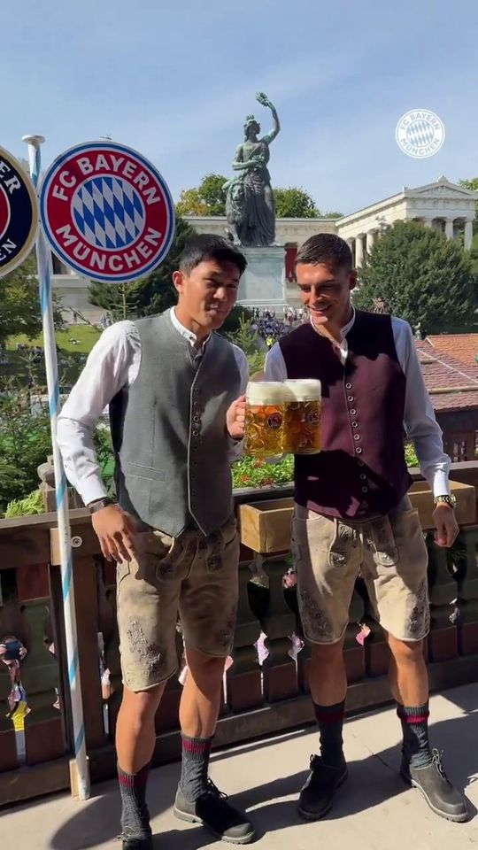 Palhinha e Guerreiro já brindaram no Oktoberfest