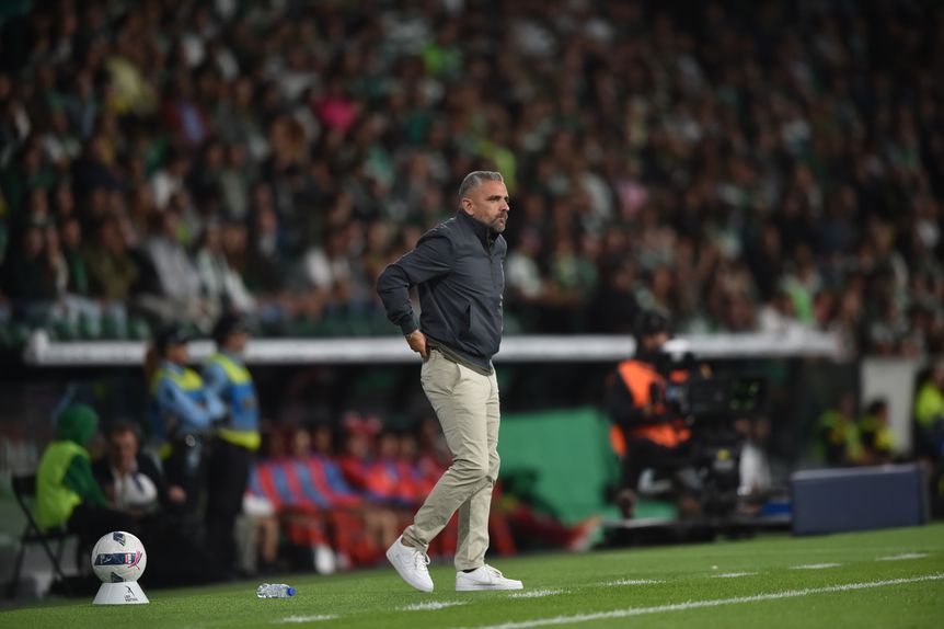Rui Borges, treinador do Sporting, em Alvalade