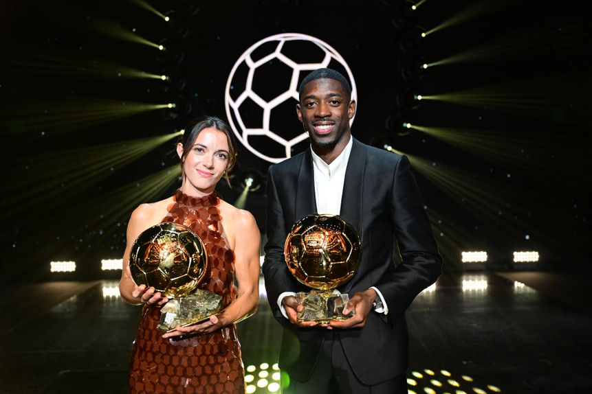 Aitana e Dembélé venceram a Bola de Ouro