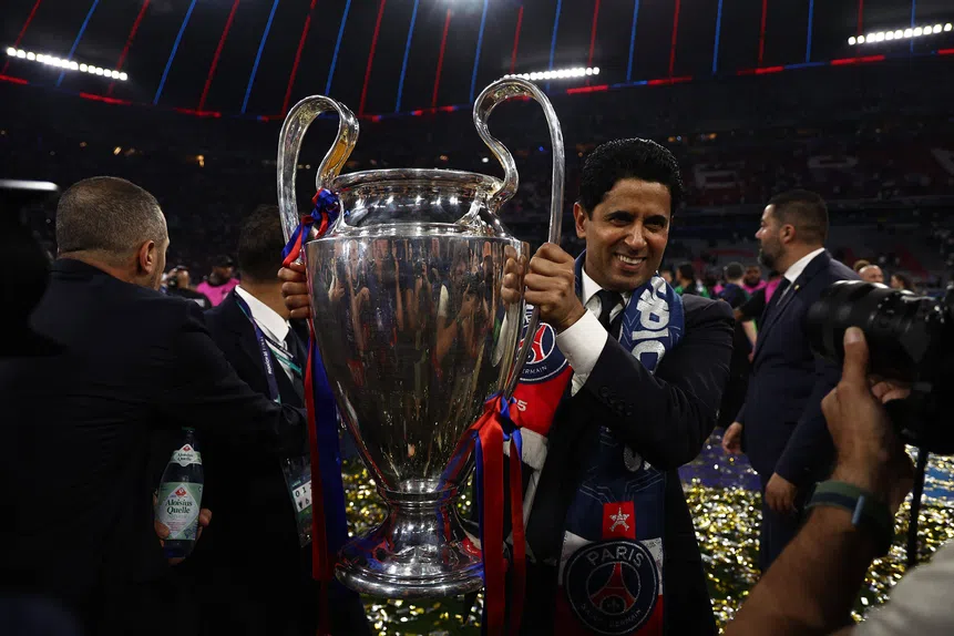 Dembélé é ouro! Al-Khelaifi em êxtase