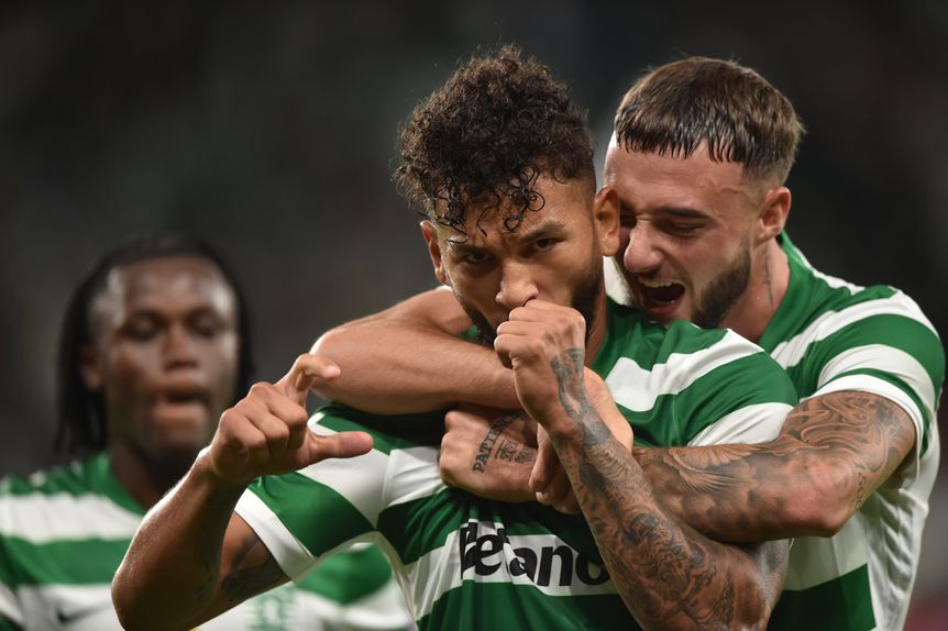 Suárez marcou o primeiro gol, de penálti, na vitória do Sporting sobre o Moreirense. Foto: MIGUEL NUNES