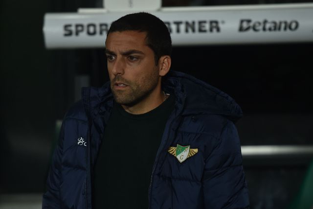 Vasco Botelho da Costa em Alvalade como treinador do Moreirense