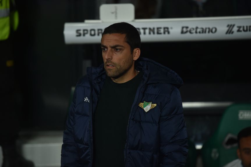 Vasco Botelho da Costa em Alvalade como treinador do Moreirense