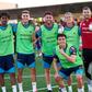 Fresneda na equipa vencedora da peladinha - Foto: SEFutbol/X