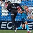 Lucas França deixou a baliza do Santa Clara limpa frente ao SC Braga. -Foto: EDUARDO COSTA/LUSA