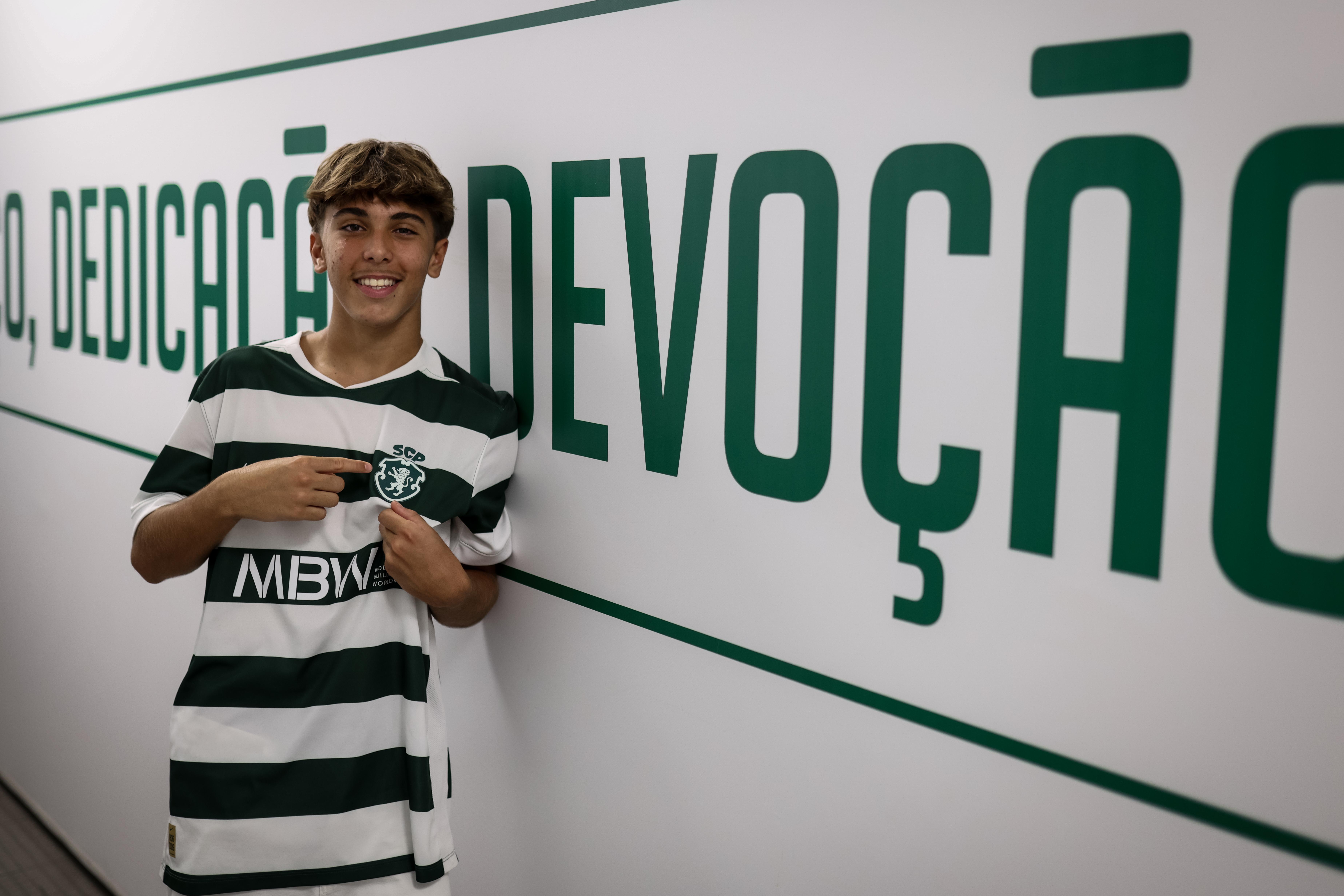 Rodrigo Brito tem 14 anos - Foto: SPORTING CP
