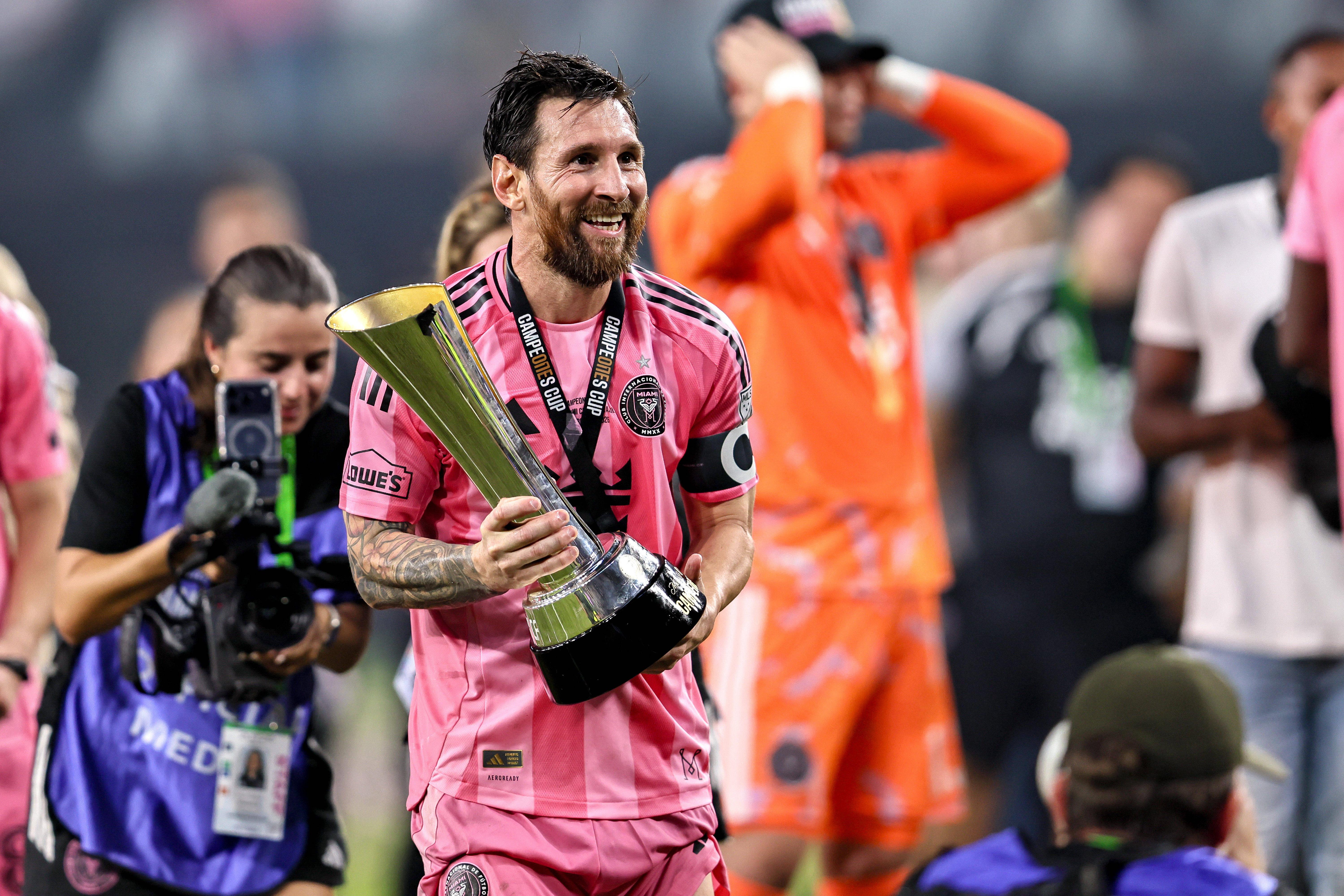 Messi com a camisola do Inter Miami