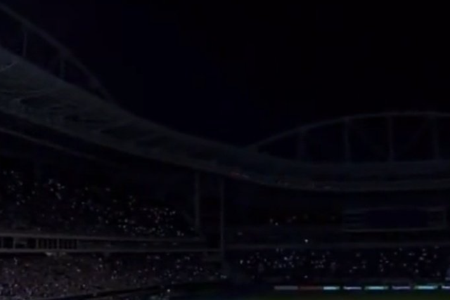 Jogo do Botafogo vai ser concluído hoje, sem público