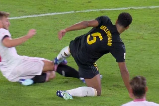 Vídeo: Expulsão ‘perdoada’ a Bellingham com o Sevilha?