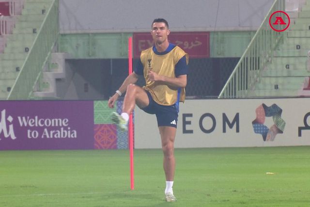 O treino de Ronaldo e do Al Nassr para a Liga dos Campeões asiática
