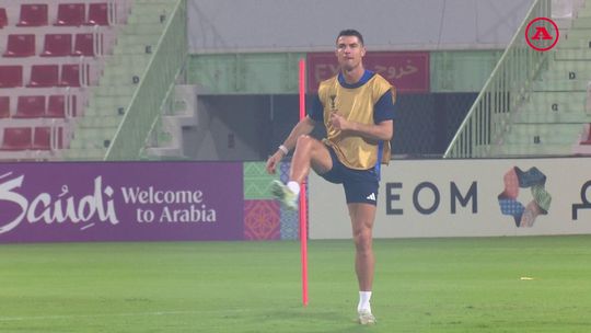 O treino de Ronaldo e do Al Nassr para a Liga dos Campeões asiática