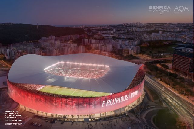 Estádio da Luz proposto por Martim Mayer