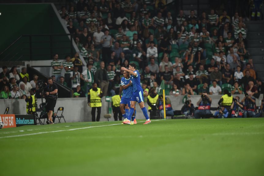 Paixão fez o terceiro golo na Champions. Foto: Miguel Nunes