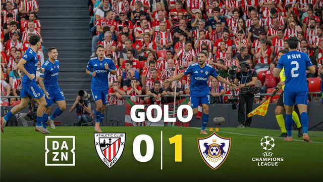 Golo cabo-verdiano gela San Mamés aos 50 segundos