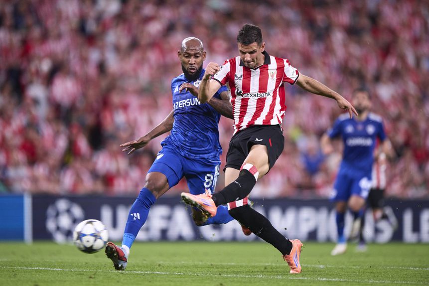 Guruzeta marcou dois dos três golos do Athletic Bilbao - FOTO:Cesar Ortiz/IMAGO