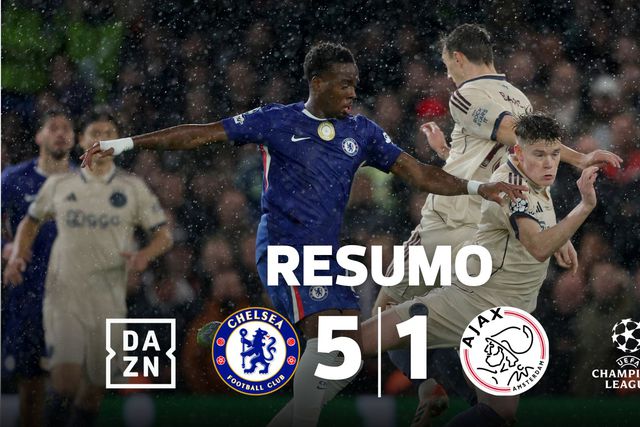 Chelsea dá banho de bola ao Ajax e Estêvão faz história (resumo)
