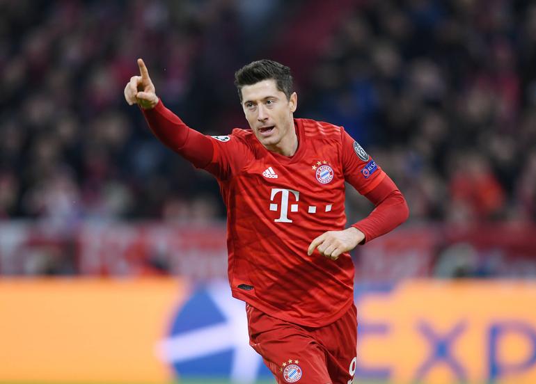 3.º (=) - Robert Lewandowski - 9 jogos consecutivos a marcar na Champions, pelo Bayern (de setembro de 2019 a agosto de 2020)