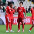 Prestianni fechou a goleada do Benfica Foto: EPA