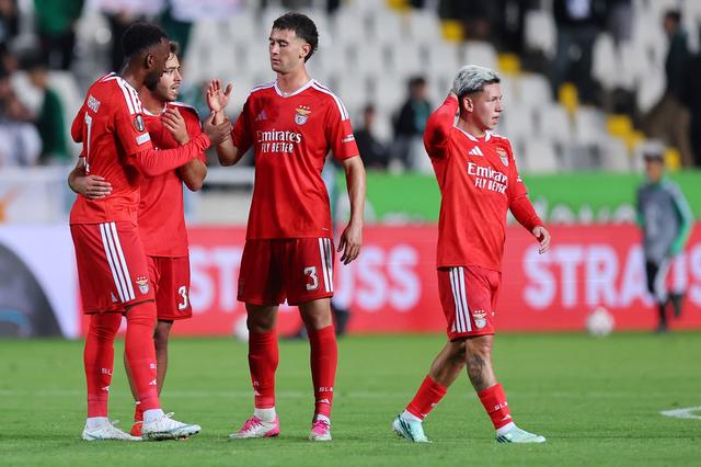Prestianni fechou a goleada do Benfica Foto: EPA
