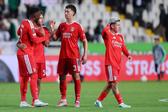 Prestianni fechou a goleada do Benfica Foto: EPA