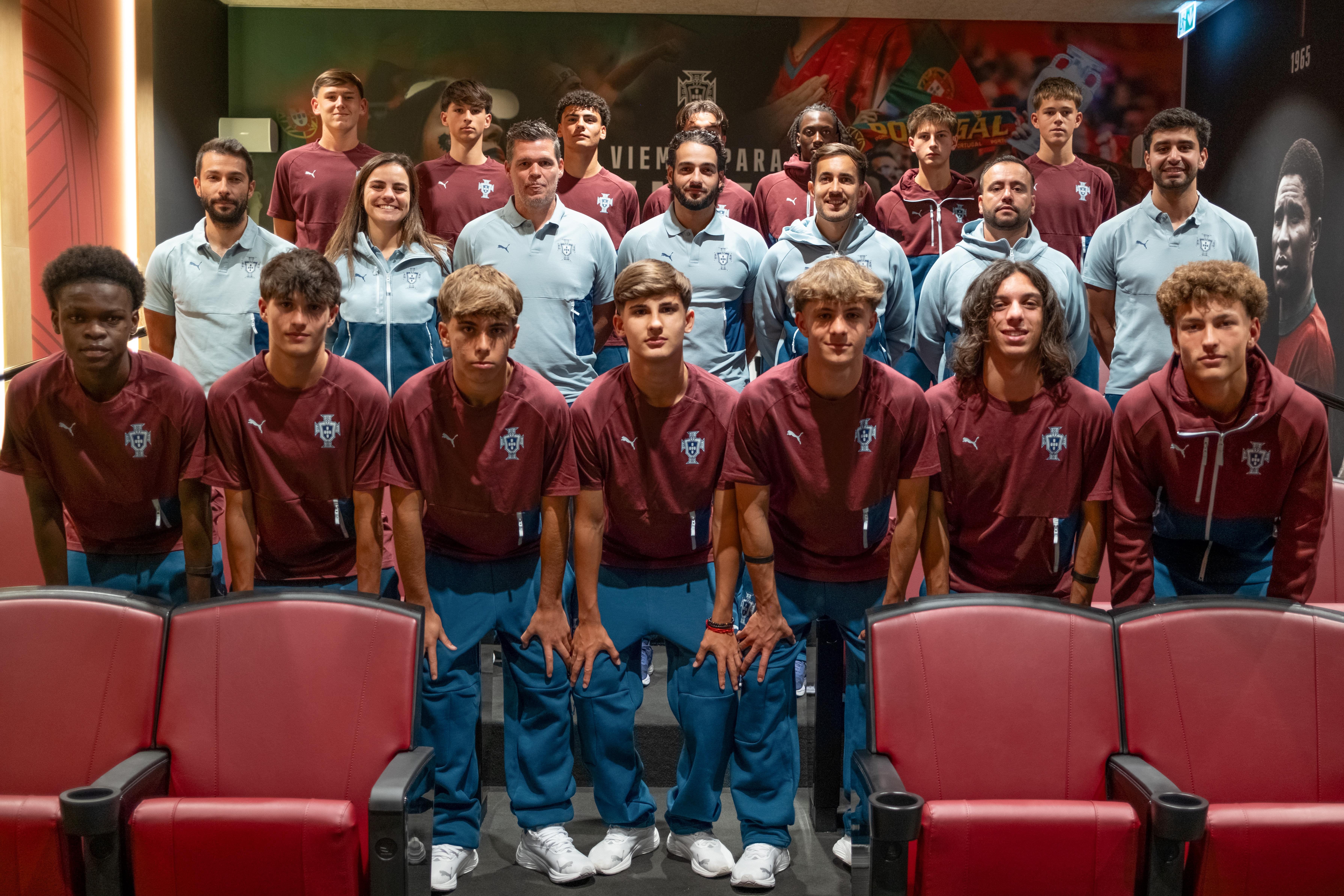 Concentração da Seleção sub-15 (Foto: FPF)
