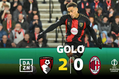 Pesadelo para Amorim: capitão do Milan 'perde a cabeça' e Bournemouth marca