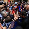Lionel Messi no Hotel de la Reconquista, em Oviedo, para participar na edição de 2026 dos Prémios Princesa das Astúrias