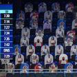 Assim estavam as bancadas da Kujawsko-Pomorska Arena Torun na edição de 2021 realizada à 'porta fechada'         Fotografia Imago