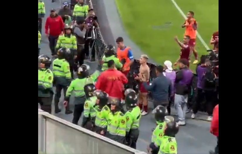 Peru-Venezuela teve controlo de identidade para adeptos e jogadores agredidos (vídeo)