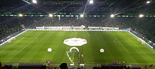 O ambiente em Alvalade para a estreia de João Pereira